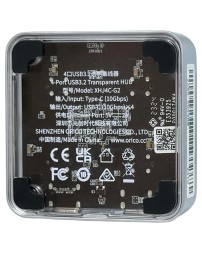 USB-С хаб Orico XHJ4C-G2 4USB-C серый