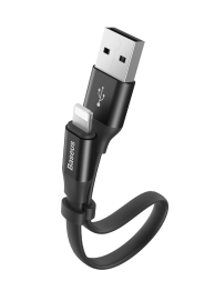 Usb Кабель-зарядка Lightning Baseus 23см (CALMBJ-01) чёрный
