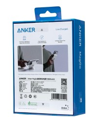 Powerbank с беспроводной зарядкой Anker A1654 10000mAh 1USB/1C (A1654P21) белый