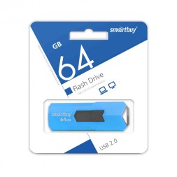 USB флеш накопитель Smartbuy 64GB Stream Blue (SB64GBST-B)