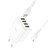  Сетевое зар. устр. Hoco C102A с шнуром Type-C 4USB 18W QC3.0 белое
