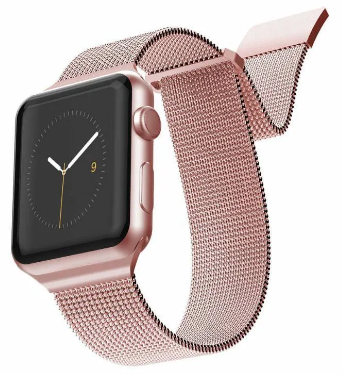  Сменный браслет для Apple Watch 38-40mm Milano №04 розовое золото