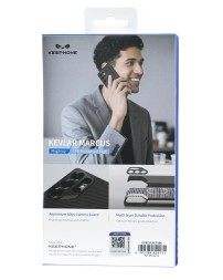 Накладка для Samsung Galaxy S25 Keephone Kevlar Marcus Magsafe черный