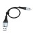 Usb Кабель-зарядка Micro Hoco X38 Cool 2.4A 0.25м в тканевой оплётке чёрный