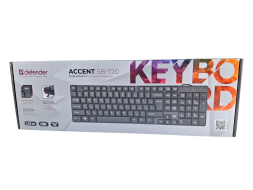 Проводная клавиатура Defender Accent SB-720 RU 1.25м черная
