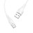  Usb Кабель-зарядка Type-C Borofone BX18 Optimal 2A 1м силиконовый белый
