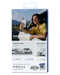 Накладка для i-Phone 17 Pro Max Keephone Shockstar MagSnap серо-прозрачный