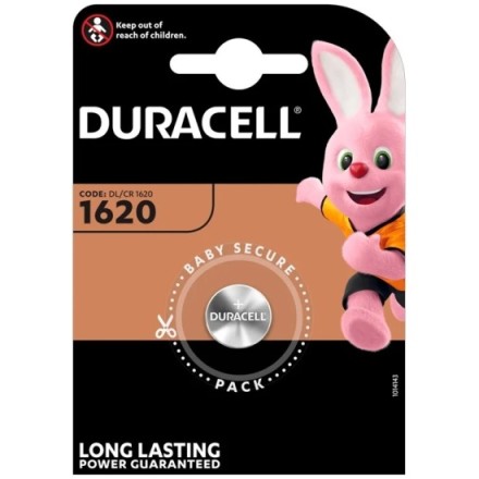  Литиевый элемент питания Duracell CR1620/BL1