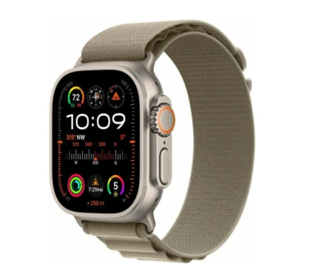  Apple Watch Ultra 2 49мм Titanium Olive Alpine Loop (M) MRFH3