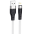  Usb Кабель-зарядка Lightning Hoco X53 Angel 2.4A 1м плоский силиконовый белый