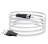  Usb Кабель-зарядка Lightning Hoco X53 Angel 2.4A 1м плоский силиконовый белый