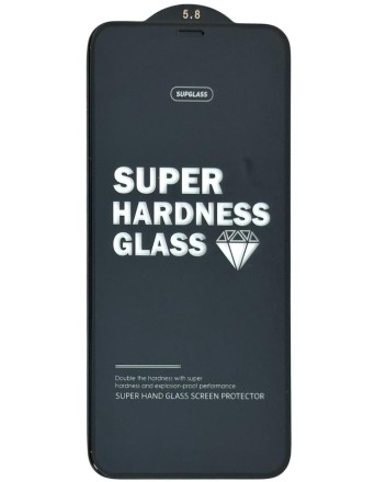 Защитное стекло для i-Phone 11 Pro/X/XS 5.8&quot; Supglass XC-11 3D чёрное