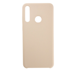 Накладка для Huawei Y6P Silicone cover пудро
