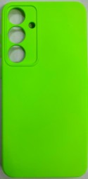 Накладка для Samsung Galaxy S24 Plus Silicone cover без логотипа салатовый