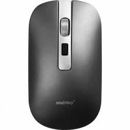 Мышь беспроводная с зарядкой от USB Smartbuy 402CAG серый металлик (SBM-402CAG-G)
