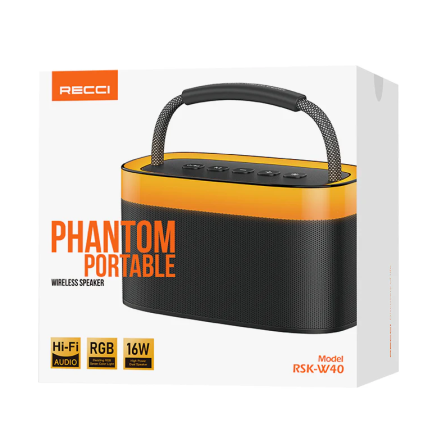  Bluetooth колонка Recci Phantom RSK-W40 черная