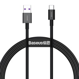 Usb Кабель-зарядка TYPE-C Baseus Superior Series 1м (CATYS-01) 66W черный