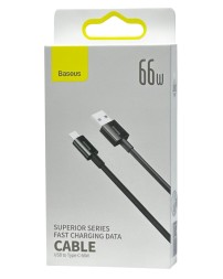 Usb Кабель-зарядка TYPE-C Baseus Superior Series 1м (CATYS-01) 66W черный