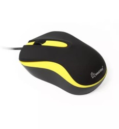 Мышь проводная Smartbuy ONE 329 USB/DPI 1200/3 кнопки/1.35м (SBM-329-KY) черно-желтая