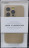 Накладка для i-Phone 14 Pro 6.1&quot; K-Doo Air Carbon пластик золотая