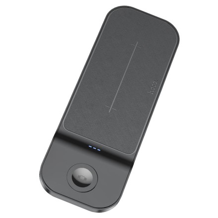  Беспроводное зарядное устройство 3in1 смартфон/iWatch/AirPods Hoco CQ5 15W черное