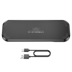 Беспроводное зарядное устройство 3in1 смартфон/iWatch/AirPods Hoco CQ5 15W черное