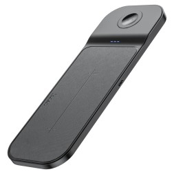 Беспроводное зарядное устройство 3in1 смартфон/iWatch/AirPods Hoco CQ5 15W черное
