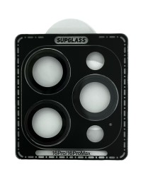 Защитное стекло для задней камеры Supglass XC-31 iPhone 16 Pro/16 Pro Max 3pcs черное