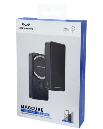 Powerbank с беспроводной зарядкой Keephone PB-37 10000mAh 1C 20W KPMAGPB-37GL серый