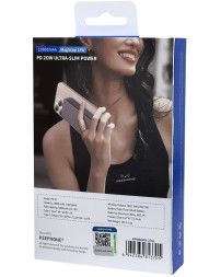 Powerbank с беспроводной зарядкой Keephone PB-37 10000mAh 1C 20W KPMAGPB-37GL серый