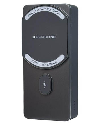  Powerbank с беспроводной зарядкой Keephone PB-37 10000mAh 1C 20W KPMAGPB-37GL серый