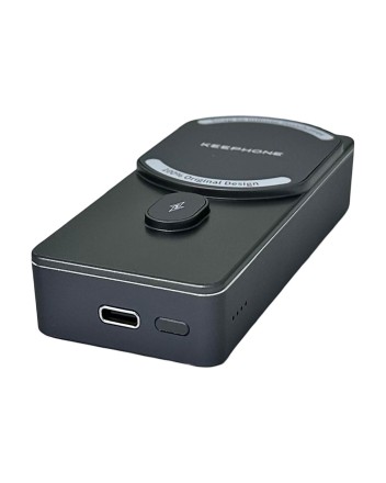  Powerbank с беспроводной зарядкой Keephone PB-37 10000mAh 1C 20W KPMAGPB-37GL серый