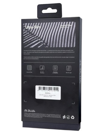  Накладка для Samsung Galaxy S25+ Pitaka Ultra Slim Case черно-серая