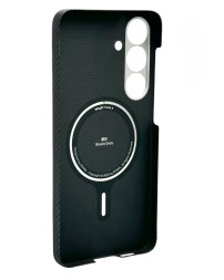 Накладка для Samsung Galaxy S25+ Pitaka Ultra Slim Case черно-серая