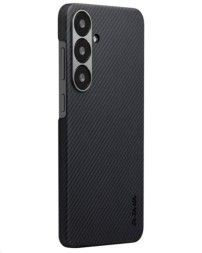 Накладка для Samsung Galaxy S25+ Pitaka Ultra Slim Case черно-серая