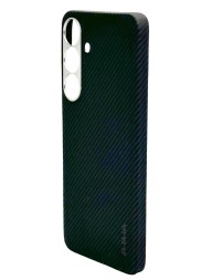Накладка для Samsung Galaxy S25+ Pitaka Ultra Slim Case черно-серая