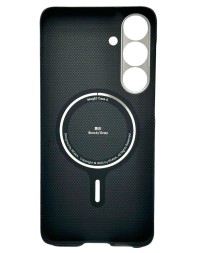 Накладка для Samsung Galaxy S25+ Pitaka Ultra Slim Case черно-серая