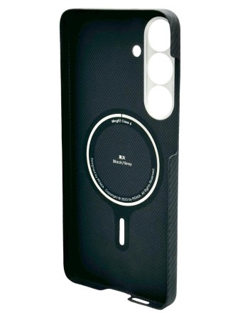  Накладка для Samsung Galaxy S25+ Pitaka Ultra Slim Case черно-серая