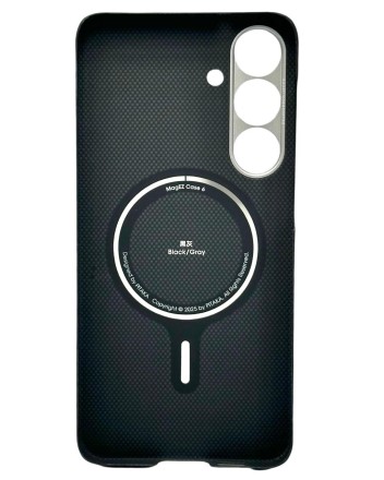  Накладка для Samsung Galaxy S25+ Pitaka Ultra Slim Case черно-серая