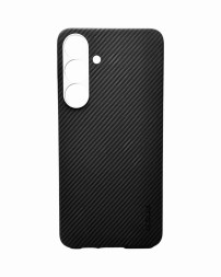Накладка для Samsung Galaxy S25+ Pitaka Ultra Slim Case черно-серая