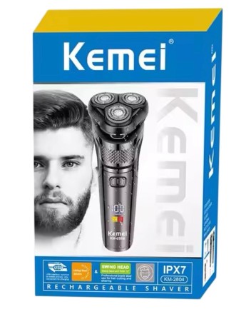  Электробритва Kemei KM-T2804 черная