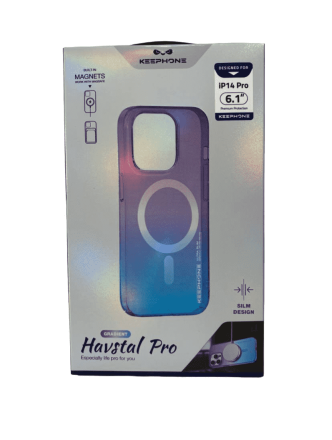  Накладка для i-Phone 14 Pro Keephone Magsafe матовый пурпурный