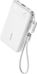 Powerbank Anker (A1257) 10000mAh 1USB/2C с проводом Type-C белый