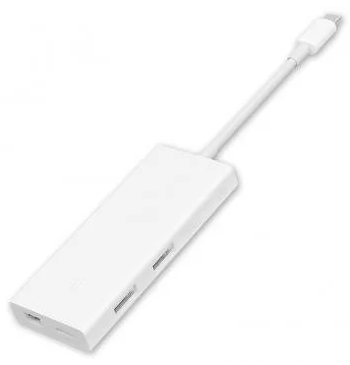 USB-C хаб Xiaomi 2USB/1USB-C/MiniDP ZJQ02TM белый