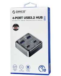 USB-С хаб Orico XHJ2U2C-G2 2xUSB/2USB-C серый