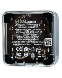 USB-С хаб Orico XHJ2U2C-G2 2xUSB/2USB-C серый