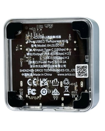  USB-С хаб Orico XHJ2U2C-G2 2xUSB/2USB-C серый