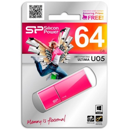  3.0 USB флеш накопитель Silicon Power 64GB Blaze B05 Peach
