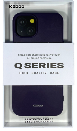  Накладка для i-Phone 14 K-Doo Q Series силиконовая фиолетовая