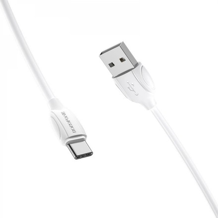  Usb Кабель-зарядка Type-C Borofone BX19 1м белый